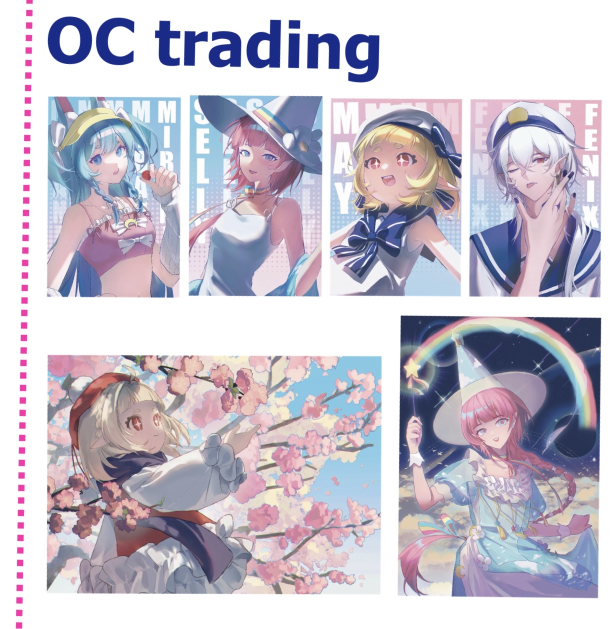 Mibani, Selly, May, Fenix