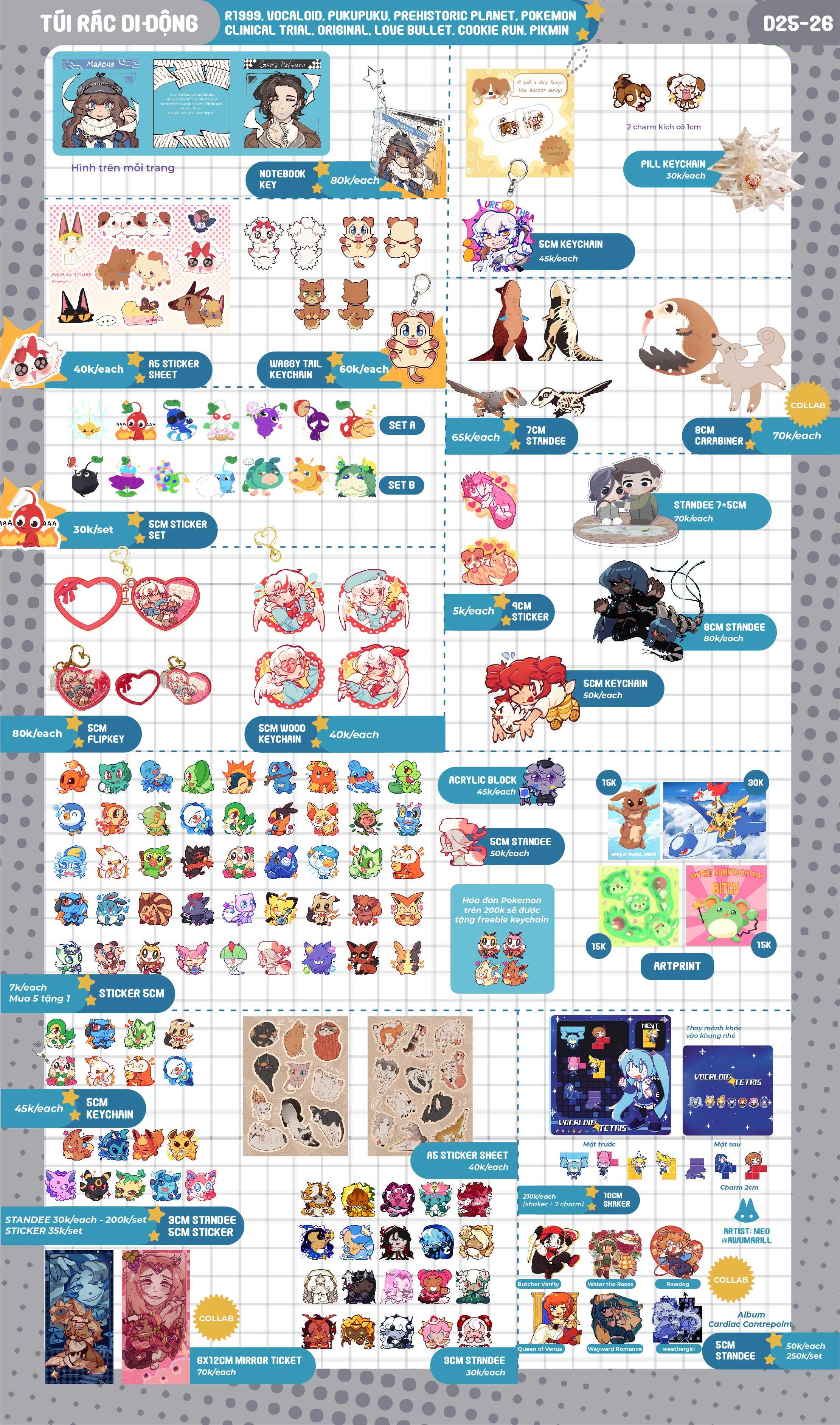 D25-26 - Túi rác di động