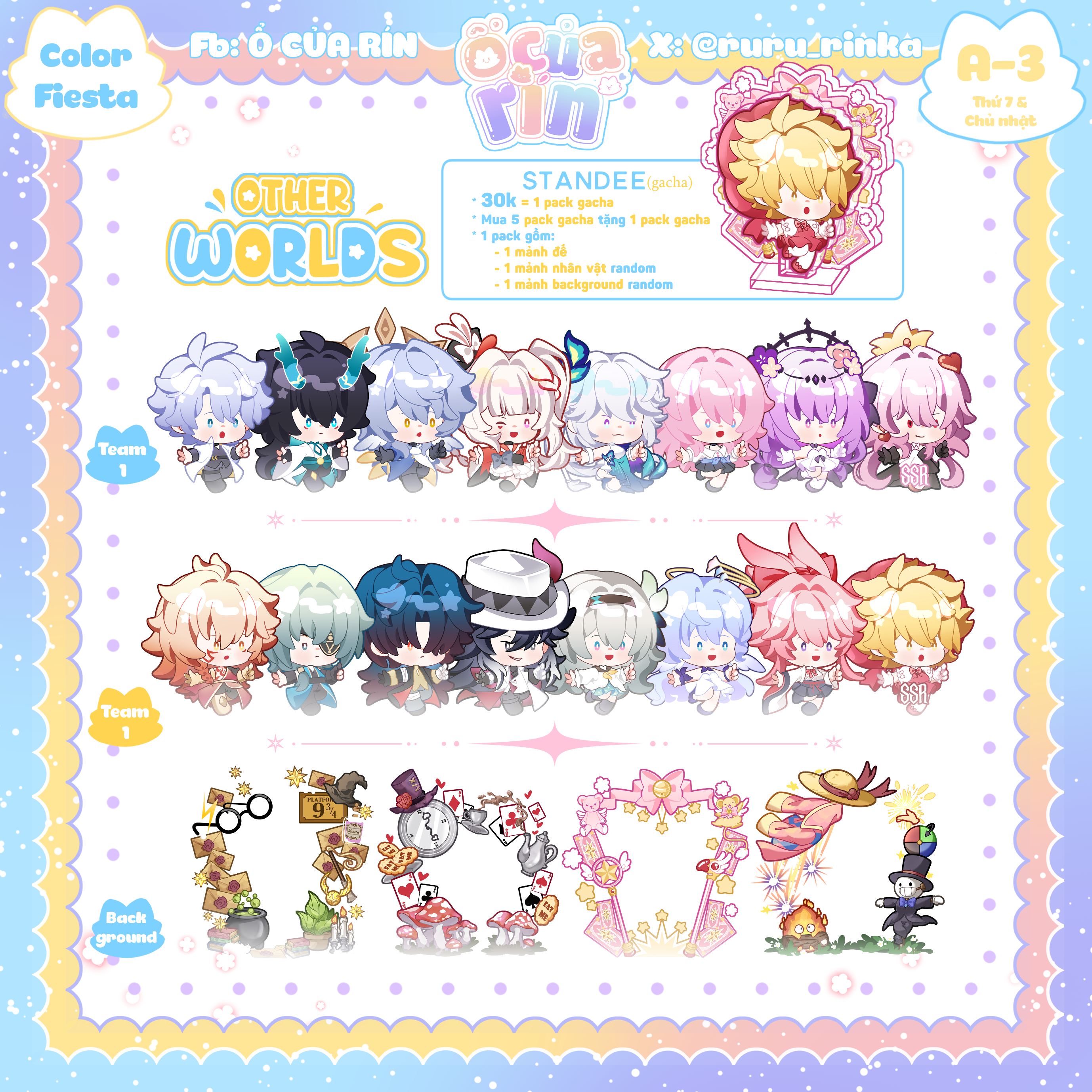 A3 - Ổ CỦA RÍN - Thứ 7 và CN