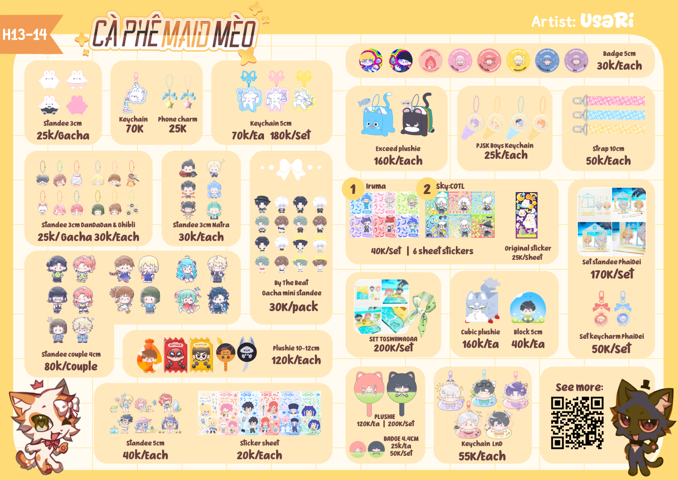 H13-14 CÀ PHÊ MAID MÈO