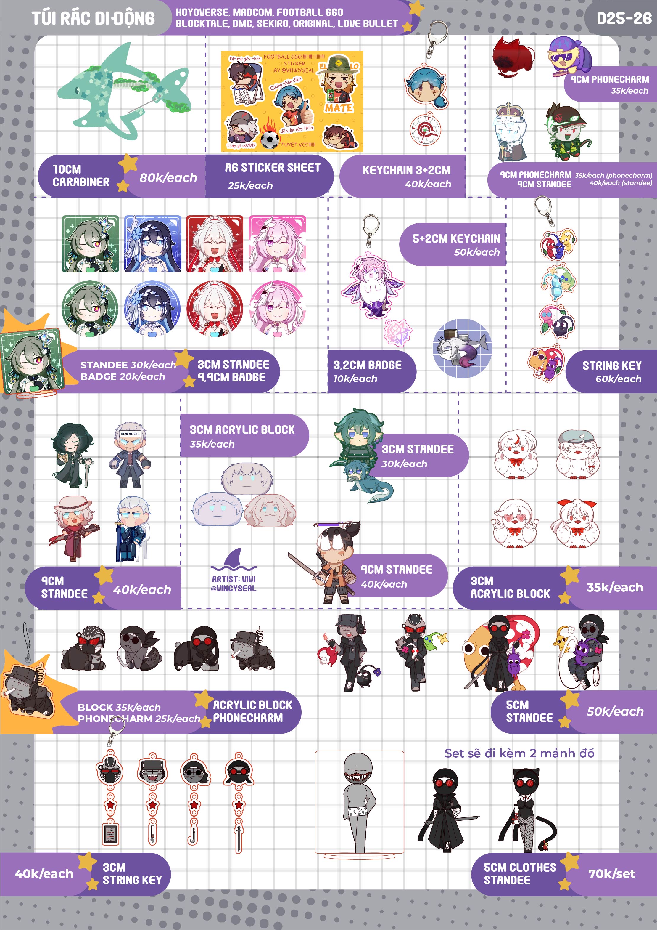 D25-26 - Túi rác di động