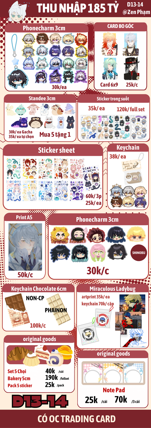 D13,14 - THU NHẬP 185 TỶ