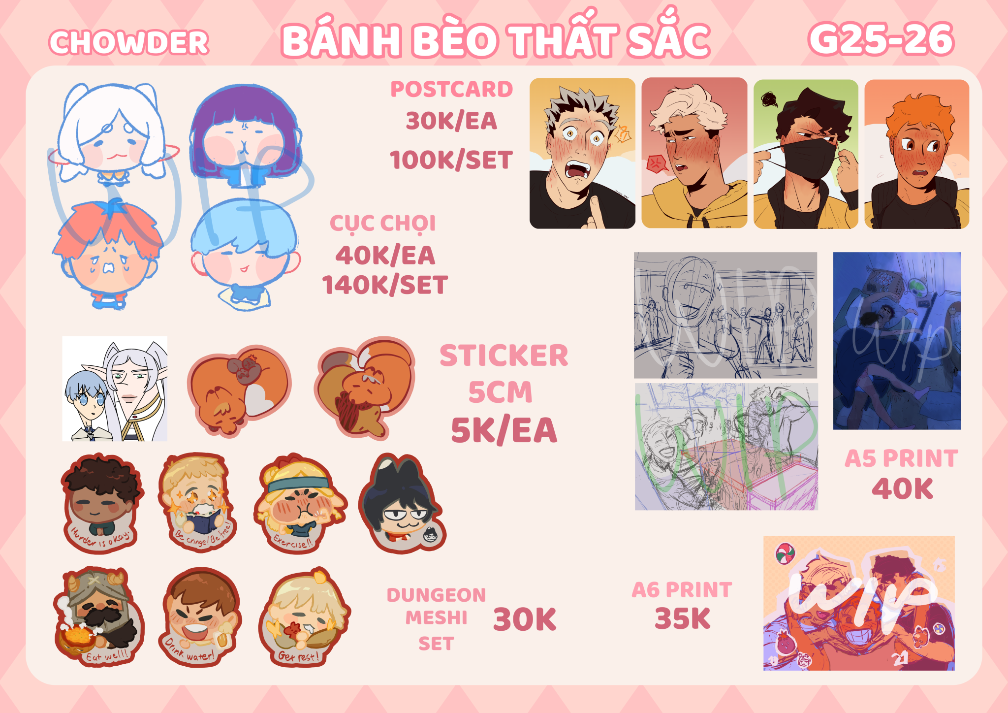 G25,26-Bánh Bèo Thất Sắc