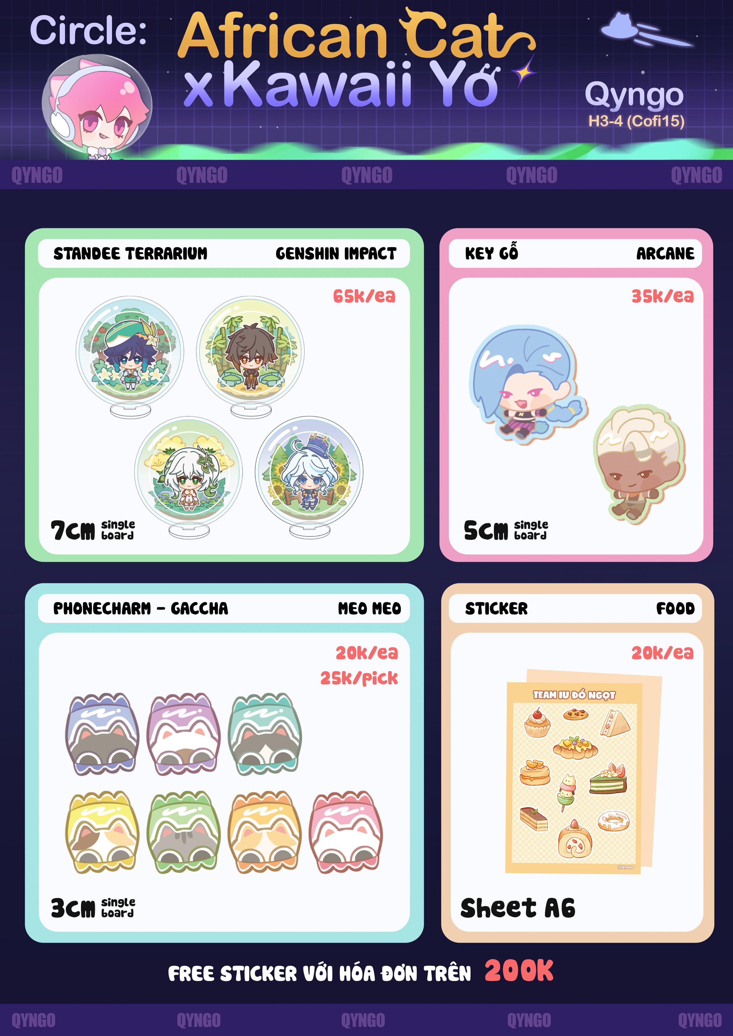 H3,4 - African Cat x Kawaii Yo