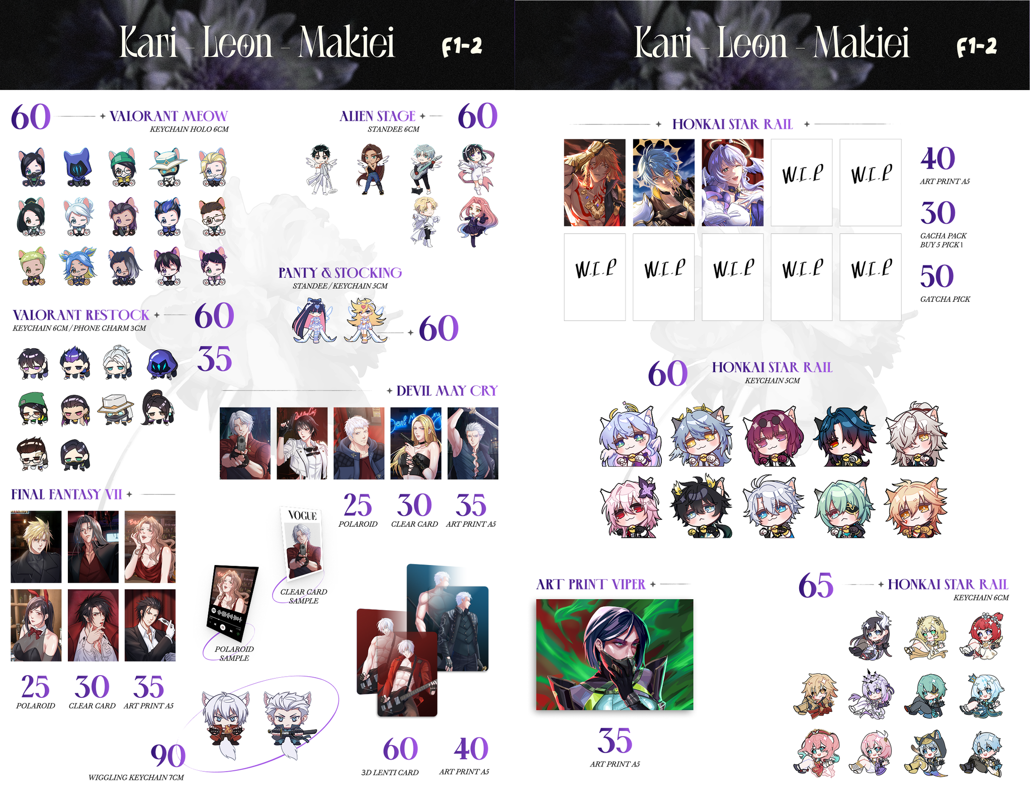 F1-2 - Kari - Leon - Makiei