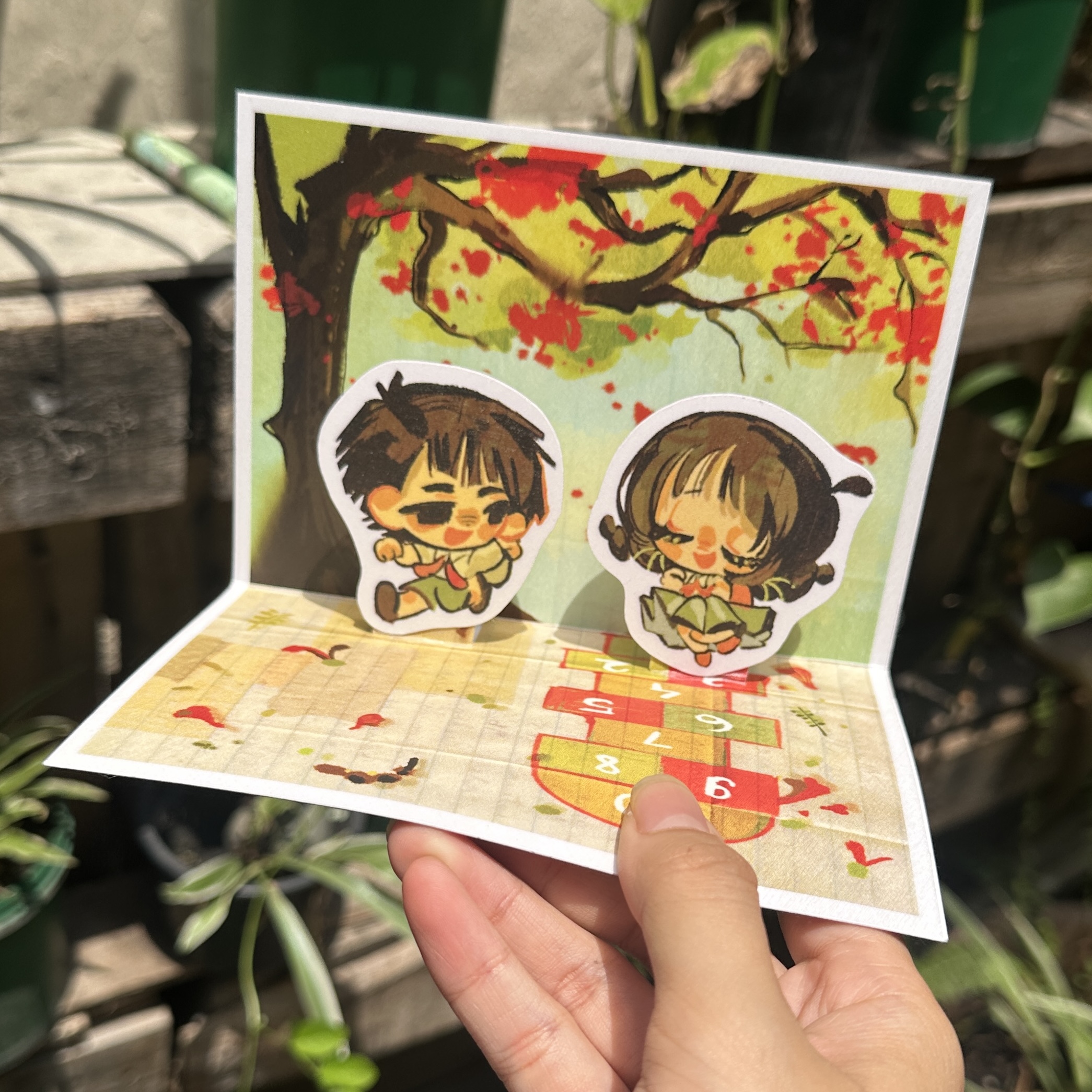 Thiệp pop up Mùa nắng hạ - original merch